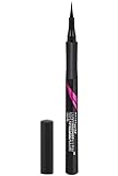 Maybelline New York Hyper Precise Eyeliner in Penna, Tratto Ultra-Sottile, Colore Ultra-Intenso a Lunga...