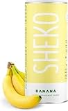 Sheko Pasto sostitutivo per controllo peso alla Banana - 25 dosi di frullato proteico per barattolo -...