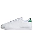 adidas Advantage Shoes, Sneaker Uomo, Ftwwht Ftwwht Green, 41 1/3 EU