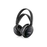 PHILIPS AUDIO SHC5200/10 Cuffie HiFi Wireless Sovrauricolari (32-mm-Driver, Trasmissione FM Wireless,...