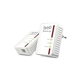 AVM FRITZ! Powerline 510E Kit di 2 Adattatori, Fino a 500 Mbit/s, Porta Fast Ethernet, Plug and Play, Eco...