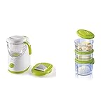 Chicco Easy Meal Cuocipappa, Cottura a Vapore e Omogenizzatore per Pappe Sane e Veloci + Chicco...