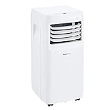 Amazon Basics - Condizionatore d’aria portatile con deumidificatore, 8000 BTU/H, classe energetica A,...