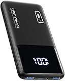 INIU Power Bank, 10000mAh Slimmest Fast Charge Powerbank, 22.5W Caricatore Portatile PD3.0 QC4.0 USB C...