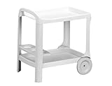 Ipae-Progarden S.P.A. Astro-Carrello per Bevande, Bianco, 53 x 74 x 73 cm