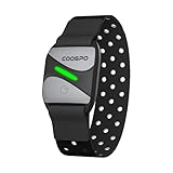 COOSPO Fascia da braccio HW807 con cardiofrequenzimetro, Bluetooth 5.0 e ANT+ Dual HRM con variabilità...