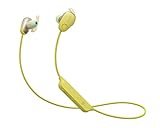 Sony WI-SP600NP Cuffie Wireless Sport Intrauricolari, Noise-Cancelling, Water-Proof IPX4, Giallo...