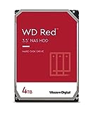 WD RED Unità Interna per NAS da 4 TB, 5400 Giri/Min, SATA 6 Gb/s, SMR, 256 MB di Cache, 3.5', Hard disk...