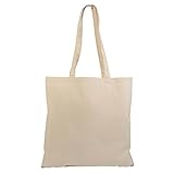 Imbalshopper CONFEZ. 10 PEZZI BORSE SHOPPER COTONE NATURALE - CM 38x42