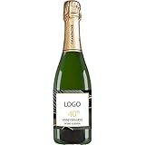 Bottiglia di Champagne personalizzato - Gadget aziendale personalizzato con logo, Idea per regali...