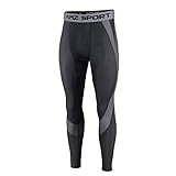 AMZSPORT Pantalone Sportivo a Compressione Sportiva Cool Dry Baselayer Leggings Pantalone da Allenamento...