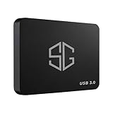 SG, Hard Disk Esterno Portatile con disco interno da 320 Gb da 2,5' USB 3.0 per Notebook, pc, Desktop,...