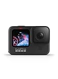 GoPro HERO9 - Fotocamera sportiva impermeabile con schermo LCD anteriore e touch screen posteriore, video...