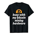 Bitcoin Mining Hardware Crypto Coin Trading di valuta divertente Maglietta