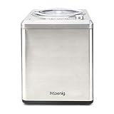 H.Koenig Gelatiera professionale HF340, Gelatiera elettrica 2L, 180 W, refrigeratore e raffreddatore,...