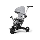 Kinderkraft Triciclo Evolutivo TWIPPER, con Maniglione, Sella Girevole 360 Gradi, Accessori, Campanello,...