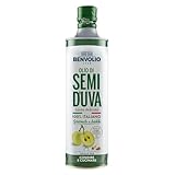 Olio di Semi d'Uva Spremuto a Freddo - Benvolio 1938 750ml - Olio di Vinaccioli 100% Italiano, Alimentare...