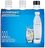 SodaStream Bottiglie Fuse per Gasatore Source, Play, Power, Spirit, Fizzi e Genesis, Capienza 1 litro,...