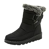 Kobilee Scarponi da Neve Donna Antiscivolo Caldo Scarpe Stivali da Neve Trekking Impermeabili Snow Boots...