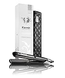 Karmin Salon Series - Piastra per Capelli Professionale Rivestimento in Ceramica, Temperatura Regolabile...