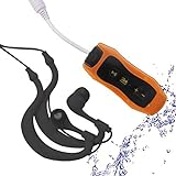 Lettore MP3 subacqueo, grado di impermeabilità IPX8, per ascoltare musica durante il nuoto, con radio...