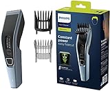 Philips HC3530/15 Regolacapelli Series 3000, Taglio Preciso e Semplice, Nero/Argento