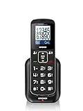 Brondi Amico Home, Telefono cellulare GSM per anziani con tasti grandi, tasto SOS e funzione da remoto,...