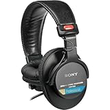 Sony MDR-7506 Cuffie Stereo, Dinamiche Professionali, Driver da 40 mm, Adattore 3.5mm / 6.3mm, Nero