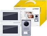 Vimar K40911 Kit Videocitofono Bifamiliare Con Alimentatori Multispina, ‎Attivazione con solo...