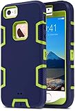 ULAK - Cover iPhone 5S, iPhone SE Custodia Ibrida a Protezione Integrale con Parte Esterna in 3 Strati di...