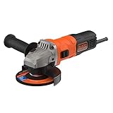 BLACK+DECKER, SMERIGLIATRICE ANGOLARE 710W - 115MM - Velocità 12000 giri/min, Diametro mola 115 mm....