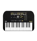 Casio SA-51 Mini Tastiera con 32 Mini Tasti Nero