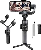 Zhiyun Smooth 5 Stabilizzatore per Telefono, Gimbal Stabilizzatore Smartphone per iPhone 13 Pro Max 12 11...