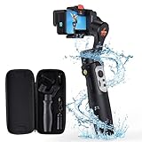 Gimbal Action Cam, Hohem iSteady Pro4 Stabilizzatore a 3 Assi per Action Cam, Splash Proof, 14H Durata...