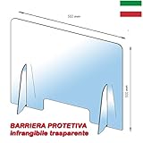 artigianfer Parafiato plexiglass Protezione in policarbonato Trasparente 58x50cm