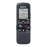 Sony ICD-PX333M Registratore Vocale Portatile, con microfono Stereo e Clip, Memoria Interna 4 GB, 300 mW,...