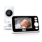 Chicco Baby Monitor Video Deluxe, Videocamera Per Neonati E Bambini Con Schermo A Colori Lcd 4.3',...