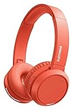 PHILIPS H4205RD/00 Cuffie Bluetooth con Tasto Bass Boost, Bluetooth, 29 Ore di Riproduzione, Funzione...