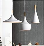 Icase4u ® Lampada retro vintage, lampadario, lampada a sospensione moderna, stile nordico minimalista...