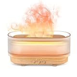 Umidificatore diffusore di aromaterapia di fiamma, diffusore di olio essenziale silenzioso a 6 colori,...