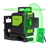 Huepar 902CG Livella Laser 2X 360 Verde 40m 8 Linee, Modalità Impulso, Livella Laser Autolivellante a...