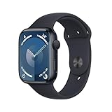 Apple Watch Series 9 GPS 45mm Smartwatch con cassa in alluminio color mezzanotte e Cinturino Sport...