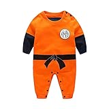 Pagliaccetti per bambino Ispirato a Goku Ragazze Ragazzi Pigiama Neonato Tutina Fumetto Outfits