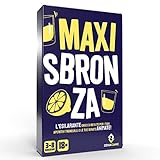 ZENAGAME Maxi Sbronza, Il Gioco Alcolico con Carte per Bere Italiano - Drinking Game da Tavolo per...