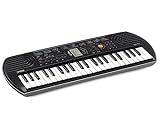 Casio SA-77 Mini Tastiera polifonica ad 8 Voci e 44 tasti, Nero/Grigio