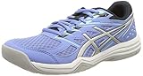 Asics Upcourt 4, Scarpe da Ginnastica Basse Donna, Blu Pervinca/Argento Puro, 40 EU