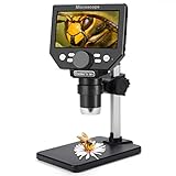 Koolertron Microscopio Digitale LCD, Microscopio Bambini 4.3 pollici 1080P 8 Megapixel Zoom con...