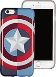 Marvel Custodia iPhone 7/8 in TPU i Cover Cellulare i Protezione 4 Lati e Posteriore - Captain America,...