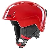 uvex heyya, casco da sci leggero per bambini, regolazione individuale delle dimensioni, aerazione...