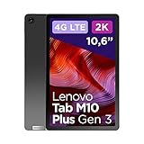 Lenovo Tab M10 Plus Terza Generazione, Display 10.6' 2K, 4G LTE, RAM 4GB, Memoria 128GB, 4 Speaker,...